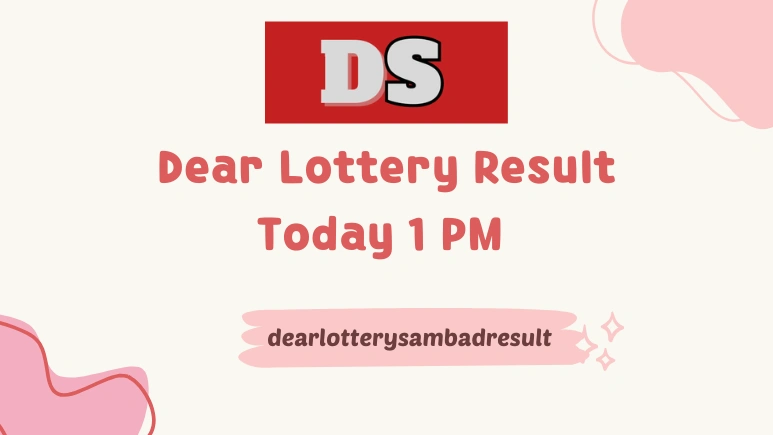 Dear Lottery Sambad Result Today 1 PM